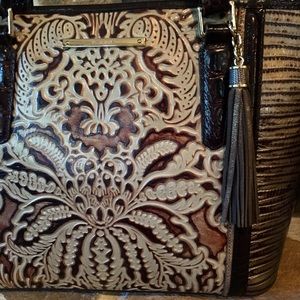 Brahmin Rare! Asher Fresco Damask Tassel Tote